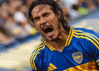 Boca entrenó a puertas abiertas y Cavani habló sobre el Mundial de Clubes