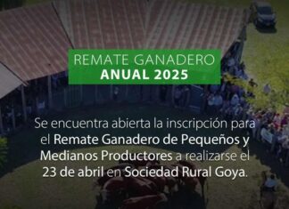 Remate Ganadero Anual en Goya para Pequeños y medianos productores