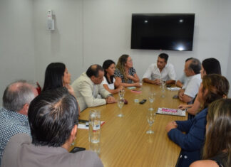 Reunión entre la Municipalidadde Goya y el Poder Judicial