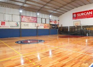 Virasoro tendrá su primera cancha con piso parquet