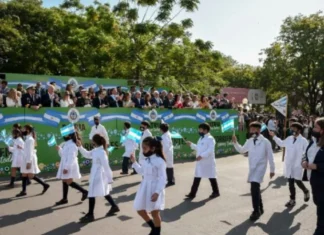 Así será el desfile el 25 de Mayo en Corrientes
