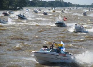 Goya para el Mundo: Emoción y adrenalina en la largada de lanchas de la 48° FNS