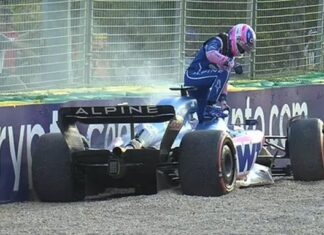 Colapinto chocó, fue sancionado y largará desde el puesto 16 en Italia