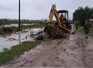 Emergencia hídrica en Santa Lucía: 20 familias afectadas por el desborde del río