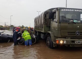 Inundaciones en Buenos Aires: Nación y Provincia coordinan la asistencia a más de 3100 evacuados