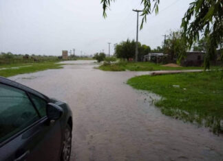 Monte Caseros: continúan familias afectadas por las intensas lluvias