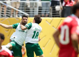 Gol correntino en el triunfo de Palmeiras