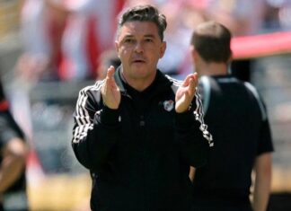 Gallardo confirmó una “sobrecarga” de Enzo Pérez