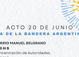 Acto 20 de Junio por el Día de la Bandera Argentina