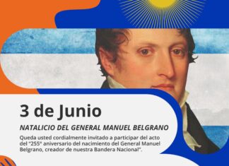 3 de Junio: Acto conmemorativo del natalicio del General Belgrano