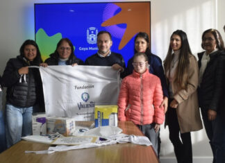 Mariana Hormaechea recibió a Fundación Valiente