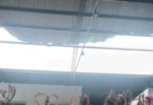 El temporal destruyó el galpón de Imperio Bahiano en el Nolo Alías