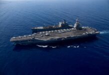 EEUU desplegó su mayor portaaviones en el Caribe en medio de la tensión con el régimen de Maduro