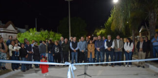 Nueva inauguración de calle de pavimento en hormigón armado