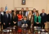 Milei presentó a su nuevo gabinete con una foto grupal en Casa Rosada