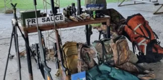 Allanaron una cabaña y encontraron armas con silenciadores para caza ilegal