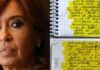 Cuadernos: CFK era “destinataria final” de las coimas y su casa uno de los centros de acopio del dinero