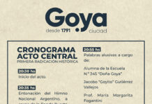 Acto Institucional de la Primera Radicación Histórica de Goya