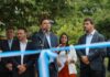 Valdés inauguró 20 cuadras de asfalto y el Parque Municipal “Ariana” en San Carlos