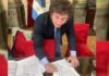 Javier Milei firmó un DNU que reordena los ministerios