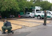 Puente Chaco-Corrientes: incautaron más de una tonelada de marihuana