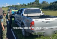 Intentaron huir de la Policía y fueron descubiertos llevando carne vacuna