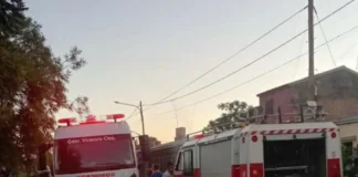 Una mujer golpeó a su expareja y prendió fuego la casa con sus hijos en Corrientes