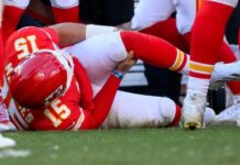La estremecedora lesión que sufrió la estrella de la NFL Patrick Mahomes