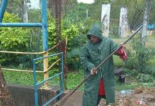 La lluvia caída totalizo 35 milímetros