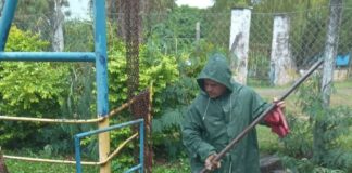 La lluvia caída totalizo 35 milímetros