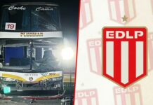 Chocaron tres micros con hinchas de Estudiantes de La Plata