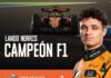 La emoción de Lando Norris luego de conquistar su primer título en la F1