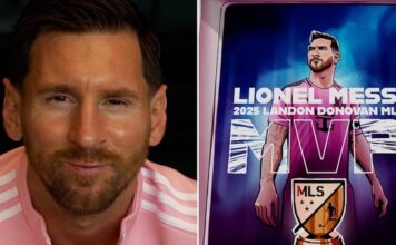 Lionel Messi recibió el premio MVP de la MLS por segundo año consecutivo