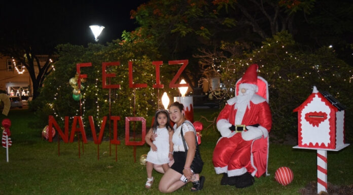 La mejor época del año llegó a Goya con el espacio navideño que la Municipalidad de Goya instaló en Plaza Mitre