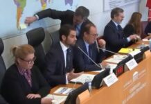 El embajador argentino en Francia hizo tapar un mapa