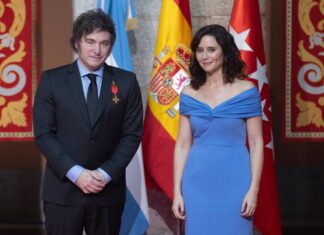 Milei recibe a Isabel Díaz Ayuso en Casa Rosada