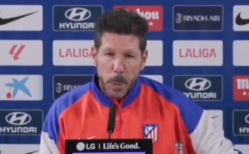 El cruce de Simeone con un periodista ante una consulta por Julián Álvarez