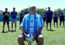 La divertida presentación de Luis Ventura en Victoriano Arenas