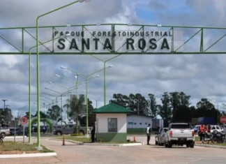 Santa Rosa: Valdés anunció la construcción de un mega aserradero en el Parque Industrial