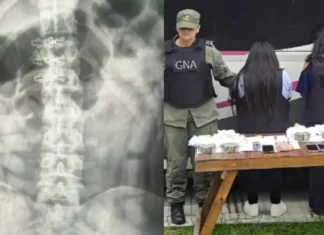 Detuvieron a 10 personas con más de 500 cápsulas de cocaína dentro del cuerpo