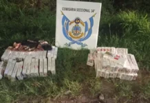 Demoraron a dos hombres por transportar 800 paquetes de cigarrillos de contrabando