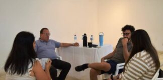 Felipe Pigna (hijo) trabaja sobre el Libro y documental de la historia de Goya