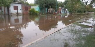 Esquina: cayeron 225 mm y hay 70 familias evacuadas