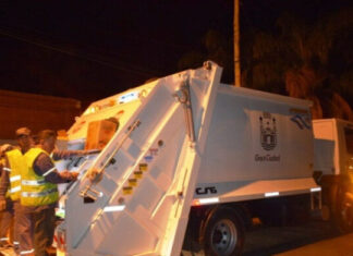 Servicio de recoleccion de residuos en Semana Santa