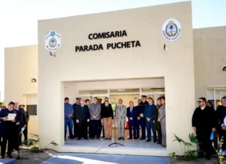 Juan Pablo Valdés inauguró la comisaría de Parada Pucheta e instó a la lucha contra el narcomenudeo