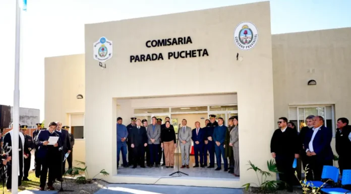 Juan Pablo Valdés inauguró la comisaría de Parada Pucheta e instó a la lucha contra el narcomenudeo