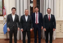 Juan P Valdés y el gobernador de Santa Fe resaltaron las gestiones municipales