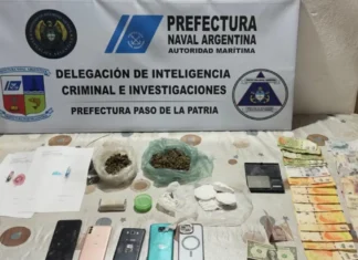 Paso de la Patria: secuestraron cocaína, marihuana y detuvieron a un joven