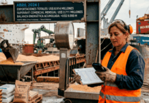 Exportaciones récord por US$ 8.914 millones: se alcanzó un superávit de US$ 2.711 millones