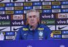 Ancelotti presentó la prelista de la selección de Brasil de cara al Mundial
